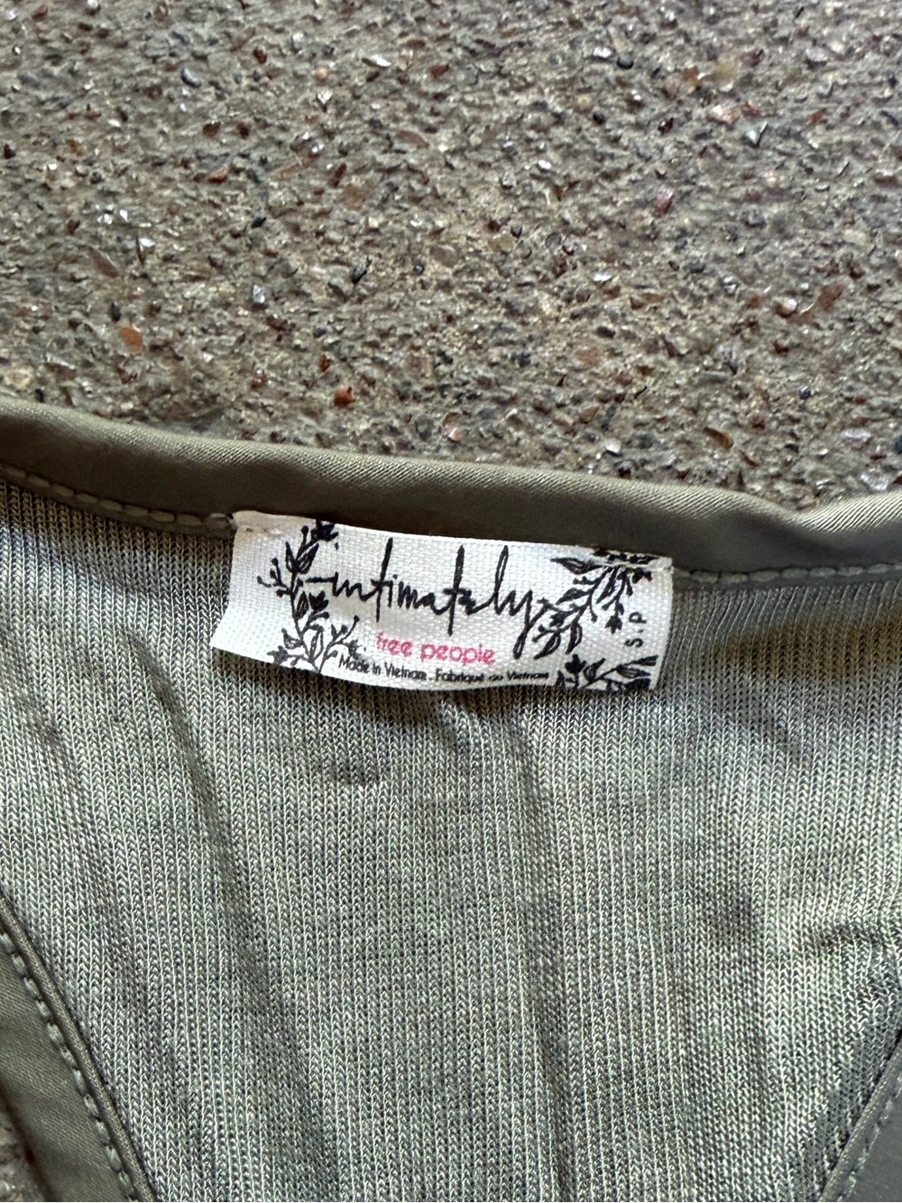 NWT Free People Intimately Night We Met Tank in Ivy League Green Size Small - Picture 9 of 9